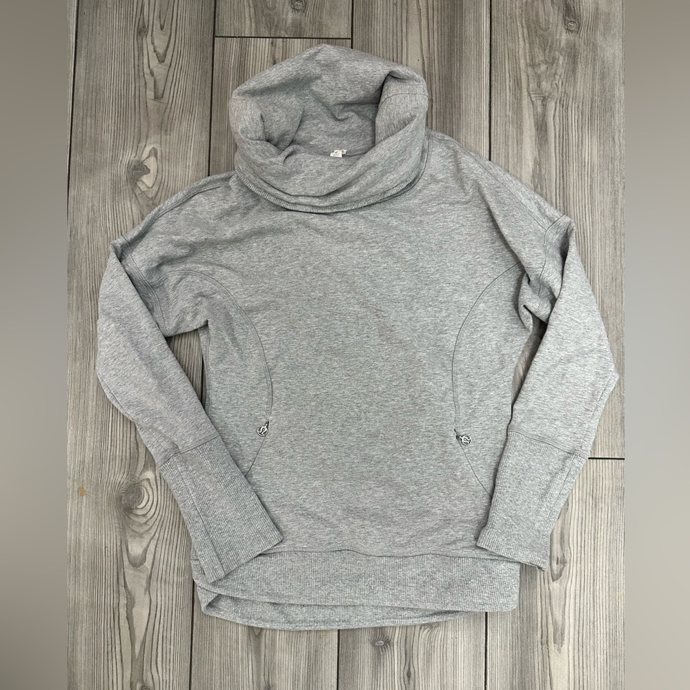 Lululemon Run Rest Day Pullover Sweater Jacket Gray size 2